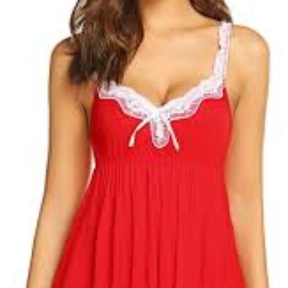 Avid Love Nightie Babydoll Lace Trim Chemise Lingerie XS - Picture 1 of 3